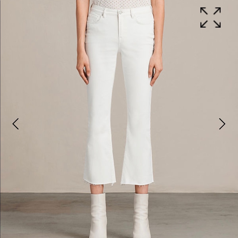 Zoe Jet Black Cropped jeans - tags on